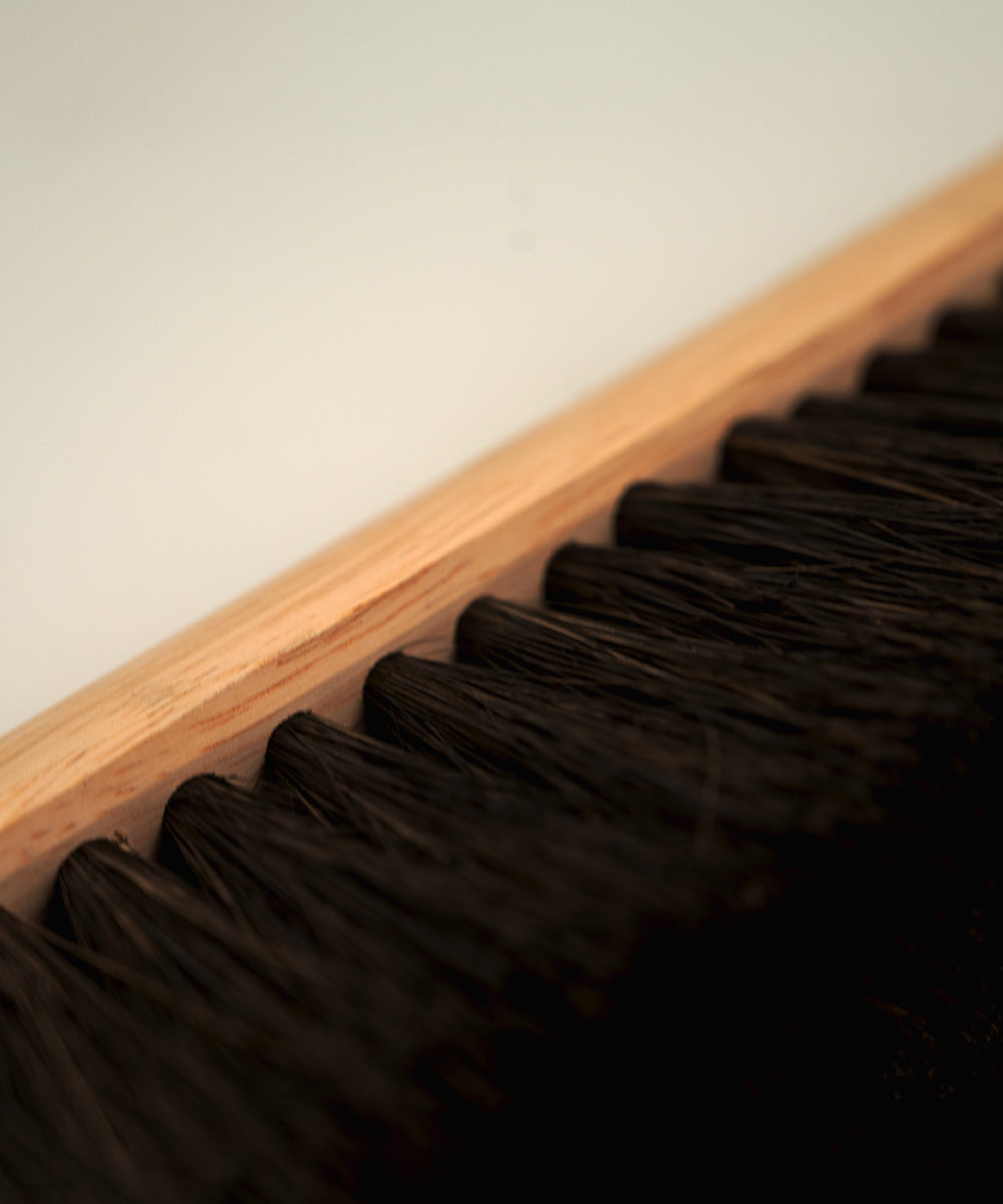 Finest by Hillbrush Outdoor Wooden Broom With Handle - Medium Stiff